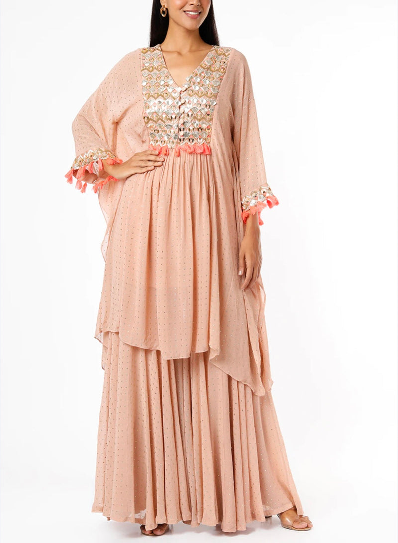 KAFTAN WITH GHARARA