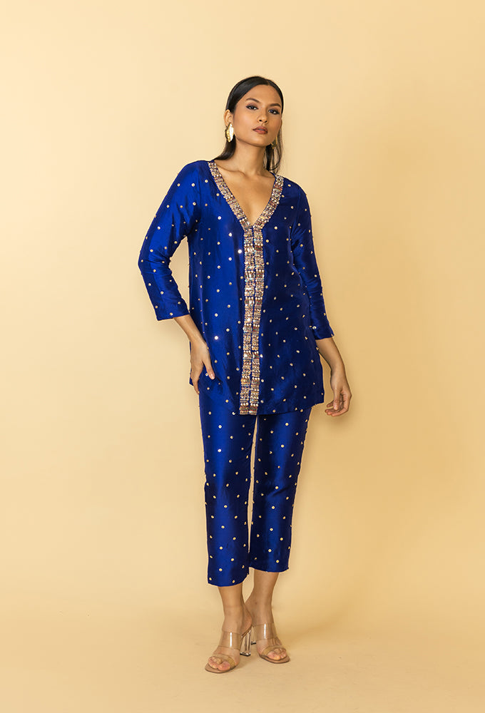 SEQUIN KURTA SET