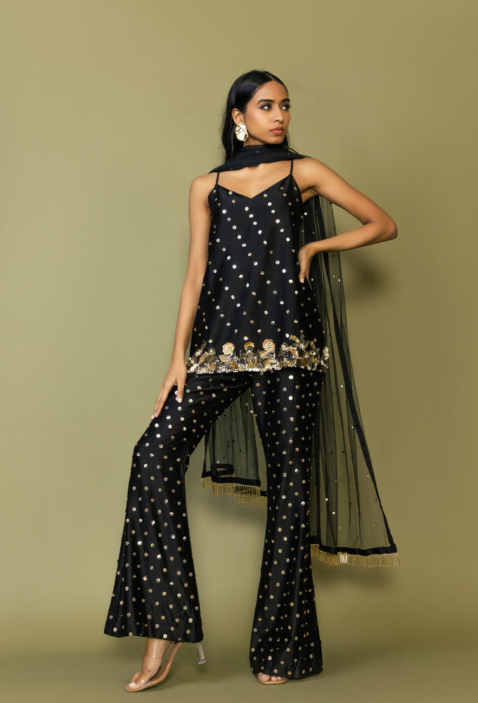 SEQUIN KURTA SET