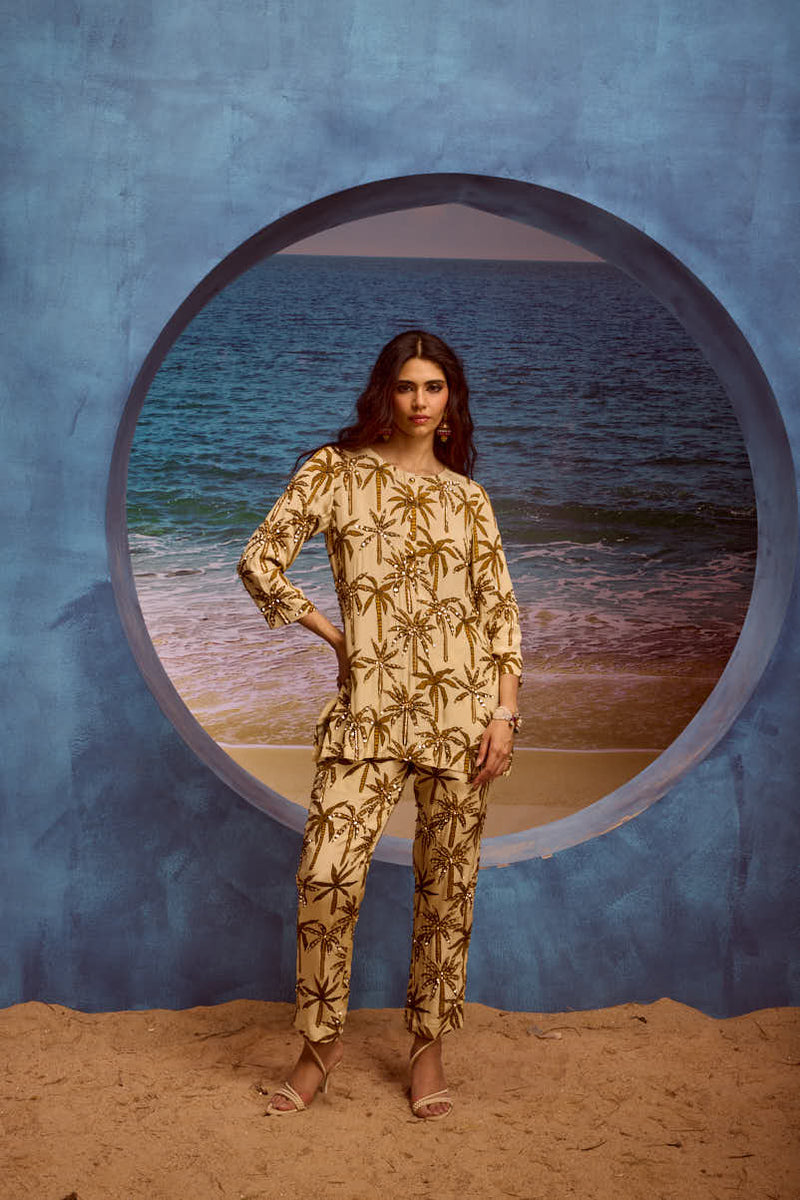 LE PALM EMBELLISHED CO - ORD SET