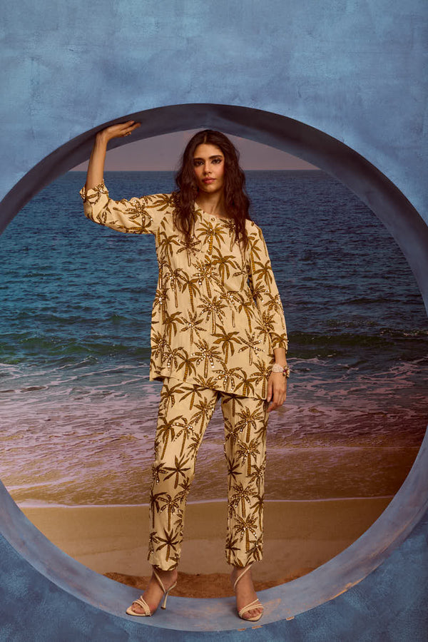 LE PALM EMBELLISHED CO - ORD SET