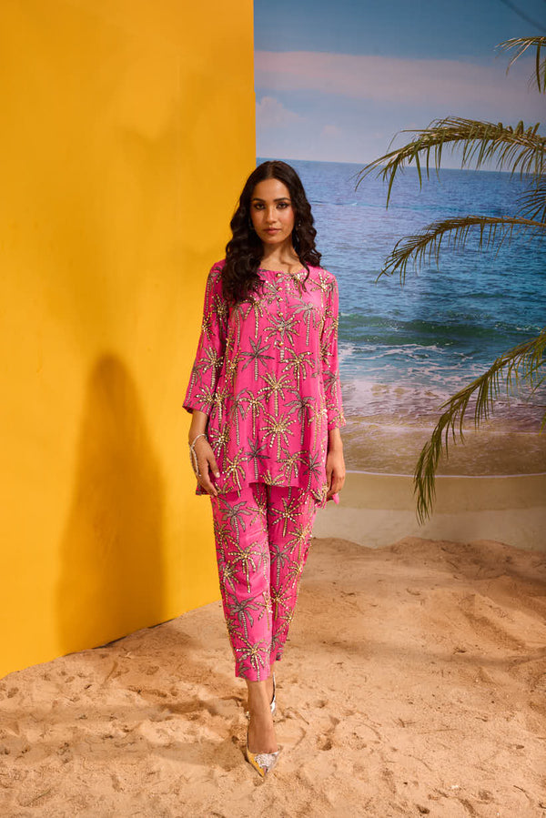 LE PALM EMBELLISHED CO - ORD SET